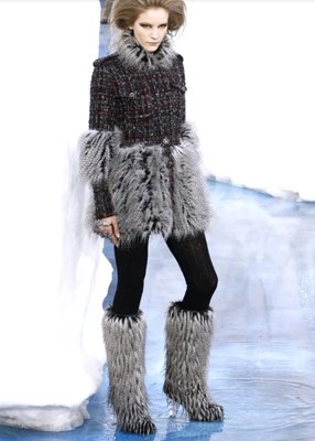 Lot 68 - A pair of Chanel 'Yeti' boots, Autumn-Winter 2010