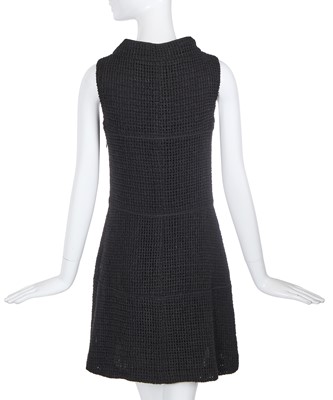 Lot 69 - A Chanel black silk dress, modern