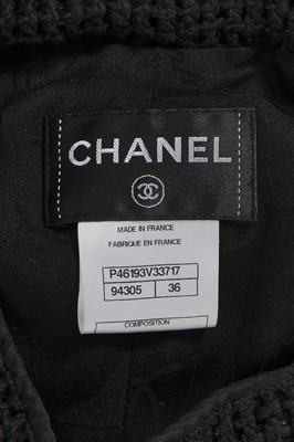 Lot 69 - A Chanel black silk dress, modern