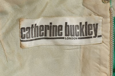 Lot 392 - A Catherine Buckley printed silk 'pond' dress 1970s