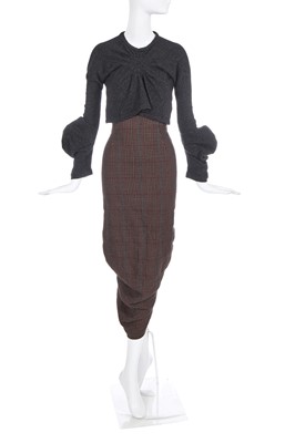 Lot 291 - A rare John Galliano showpiece ensemble, 'Forgotten Innocents' collection, Autumn-Winter 1986-87