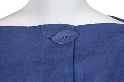Lot 273 - A John Galliano linen ensemble, 'Greek Widows...' collection, Spring-Summer 1990