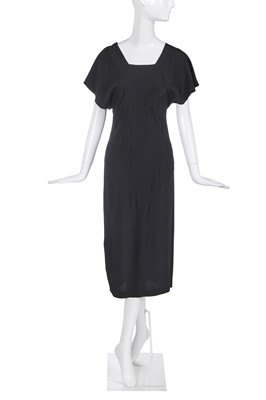 Lot 288 - A John Galliano black viscose dress, Spring-Summer 1987