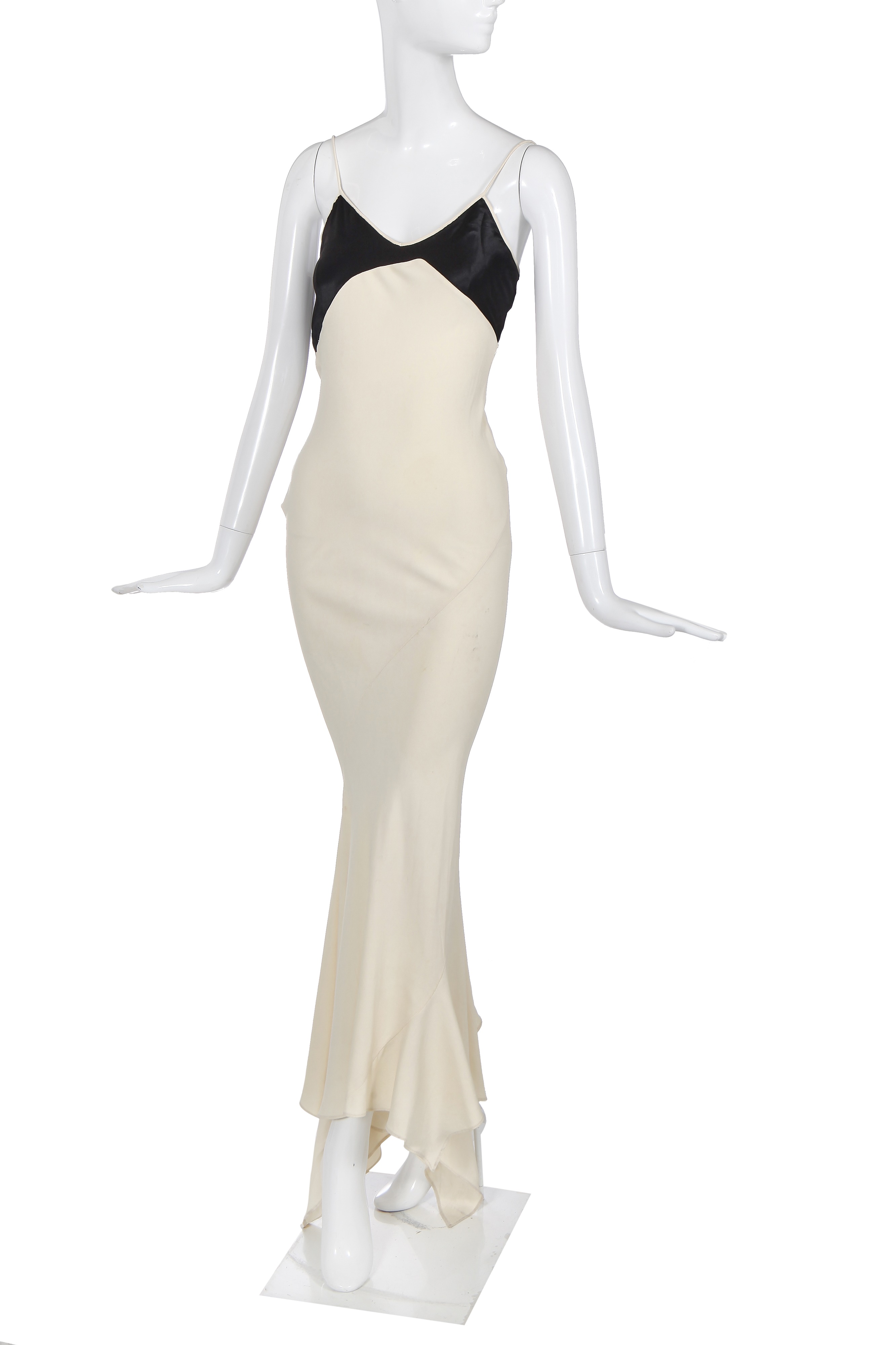 Lot 257 - A John Galliano bias-cut crêpe dress,