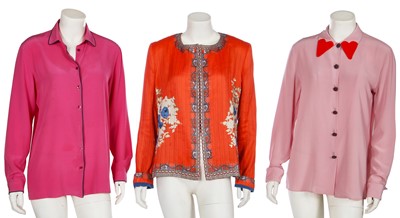 Lot 95 - A large group of Etro blouses, 2000s