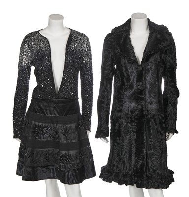 Lot 112 - A group of black Valentino garments, 2010s