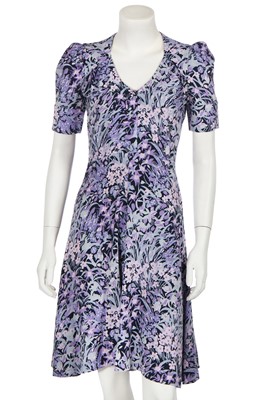 Lot 114 - A Biba floral printed cotton jersey summer dress, circa 1974