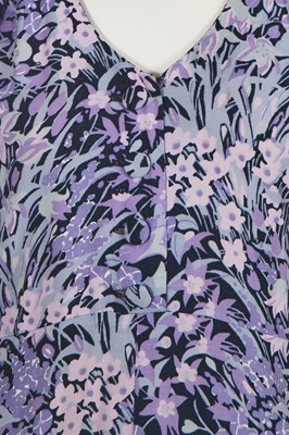 Lot 114 - A Biba floral printed cotton jersey summer dress, circa 1974