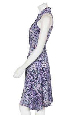 Lot 115 - A Biba floral printed cotton jersey sleeveless summer dress, circa 1974