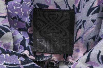 Lot 115 - A Biba floral printed cotton jersey sleeveless summer dress, circa 1974