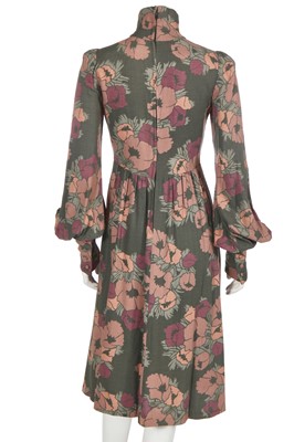 Lot 31 - A Biba printed wool jersey dress, circa 1970