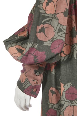 Lot 31 - A Biba printed wool jersey dress, circa 1970