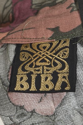 Lot 31 - A Biba printed wool jersey dress, circa 1970