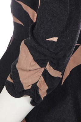 Lot 81 - A Biba printed cotton jersey 'dove' dress, circa 1972