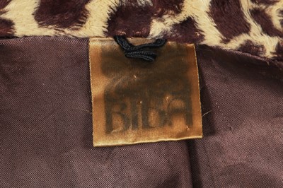 Lot 116 - A Biba faux giraffe swing-back coat, circa 1974