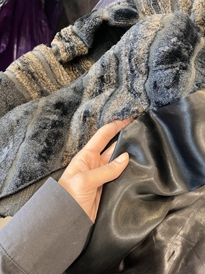 Lot 118 - A Biba faux-fur swing-back coat, circa 1974