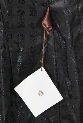 Lot 118 - A Loewe black leather coat, 2010s