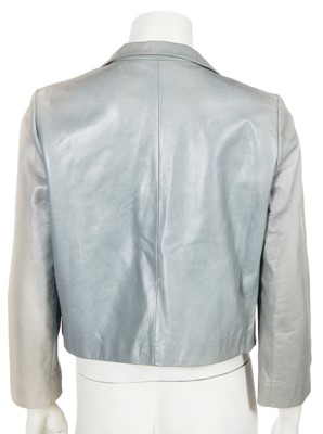 Lot 118 - A Loewe black leather coat, 2010s