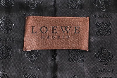 Lot 118 - A Loewe black leather coat, 2010s
