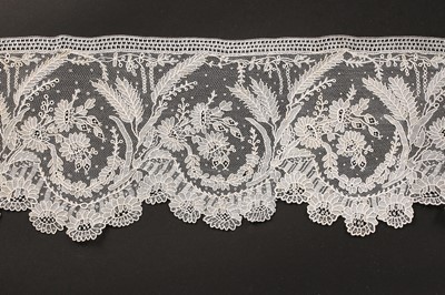 Lot 534 - A Brussels Point de Gaze length, circa 1860,...