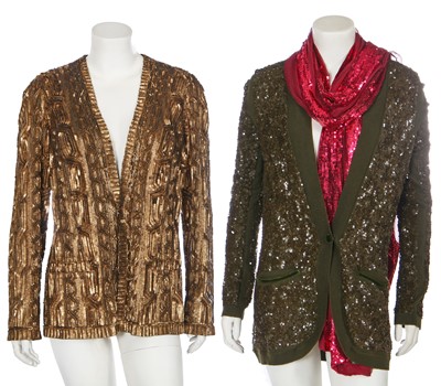 Lot 125 - Two sequined jackets, 2010s