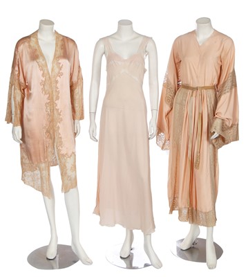 Lot 145 - A large group of lingerie and nightwear, 1890-1930s