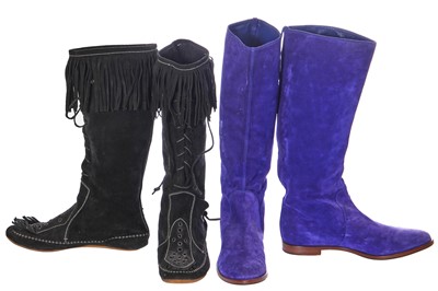 Lot 127 - A group of leather and suede boots, 2010s