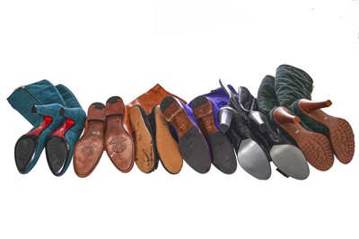 Lot 127 - A group of leather and suede boots, 2010s