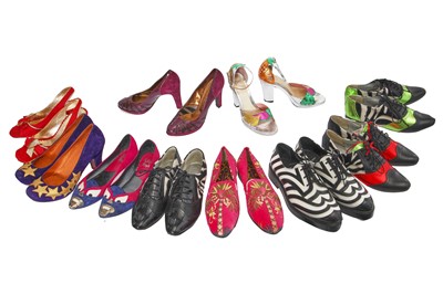 Lot 133 - A large group of interesting designer shoes, 2000s-2010s