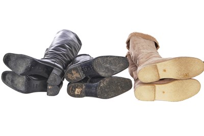 Lot 64 - Three pairs of Hermès boots, 2000s