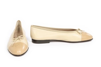 Lot 5 - Three pairs of summery Chanel shoes, modern,...