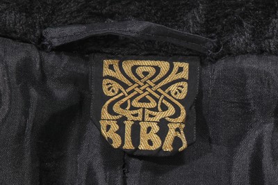 Lot 35 - A good Biba black faux-fur pelisse, circa 1970