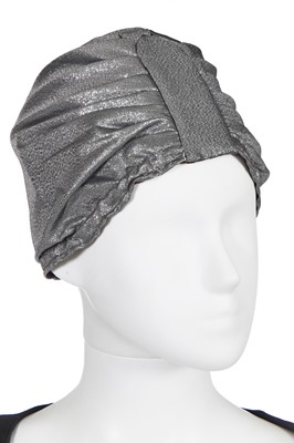 Lot 124 - A Biba sequined black brushed wool jersey dress, circa 1974