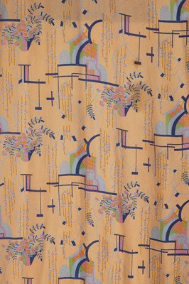 Lot 85 - A Biba Art Deco printed crêpe wrap dress, circa 1972