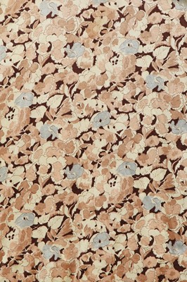 Lot 127 - A Biba floral printed satinised jersey coat dress, circa 1974