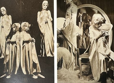 Lot 7 - A Biba gothic-inspired purple satin over-dress, circa 1968
