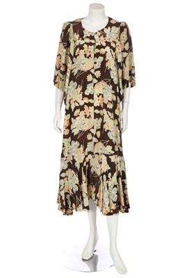 Lot 99 - A Biba printed crêpe marocaine maxi dress, circa 1973