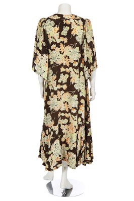 Lot 99 - A Biba printed crêpe marocaine maxi dress, circa 1973