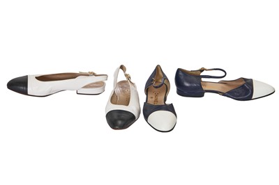 Lot 48 - Two pairs of Chanel ballet flats, 2000s