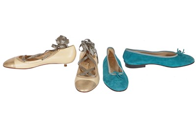 Lot 47 - Two pairs of Chanel ballet flats, 2000s