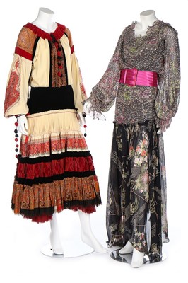 Lot 54 - A group of hippy and ethnic clothing,...