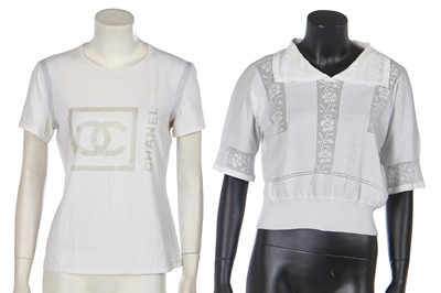 Lot 40 - A group of Chanel casual tops, 2000s