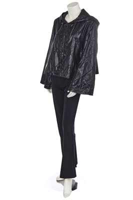 Lot 22 - A Chanel black polyamide jacket, 2010s