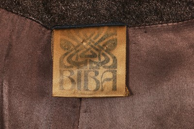 Lot 142 - A Biba chocolate brown faux fur coat, circa 1974