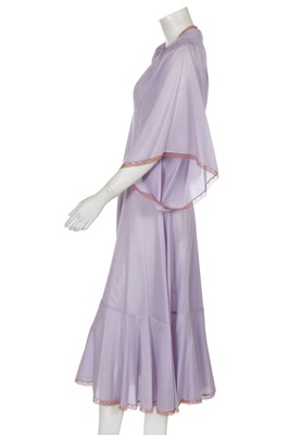 Lot 140 - A Biba lavender muslin dress, circa 1974