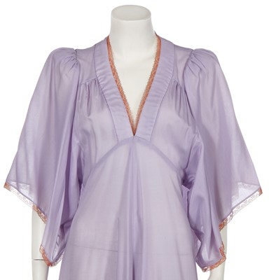 Lot 140 - A Biba lavender muslin dress, circa 1974
