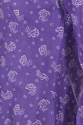 Lot 104 - A Biba printed cotton shirt-dress, circa 1973