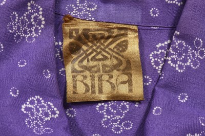 Lot 104 - A Biba printed cotton shirt-dress, circa 1973