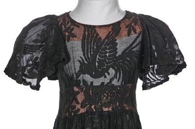 Lot 106 - A rare Biba girl's lace dress, circa 1973