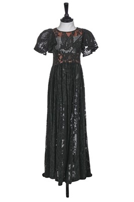 Lot 106 - A rare Biba girl's lace dress, circa 1973